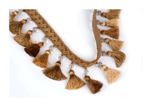 Тасьма-бахрома AT972A з китицями